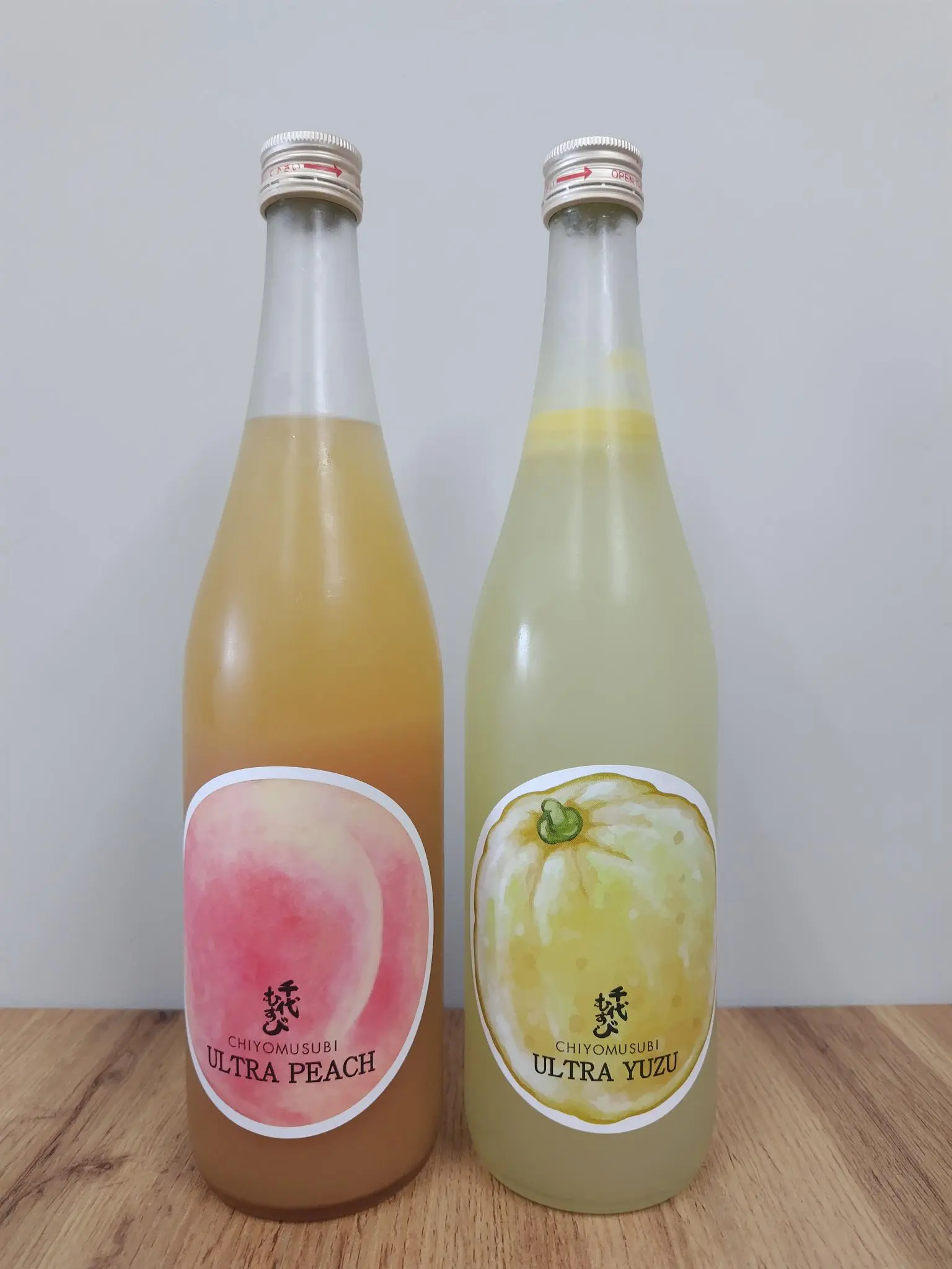 リキュール 千代むすび ULTRAシリーズ 桃＆ゆず セット 720ml