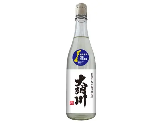 大納川 純米吟醸 能登半島地震復興支援ボトル 発売！