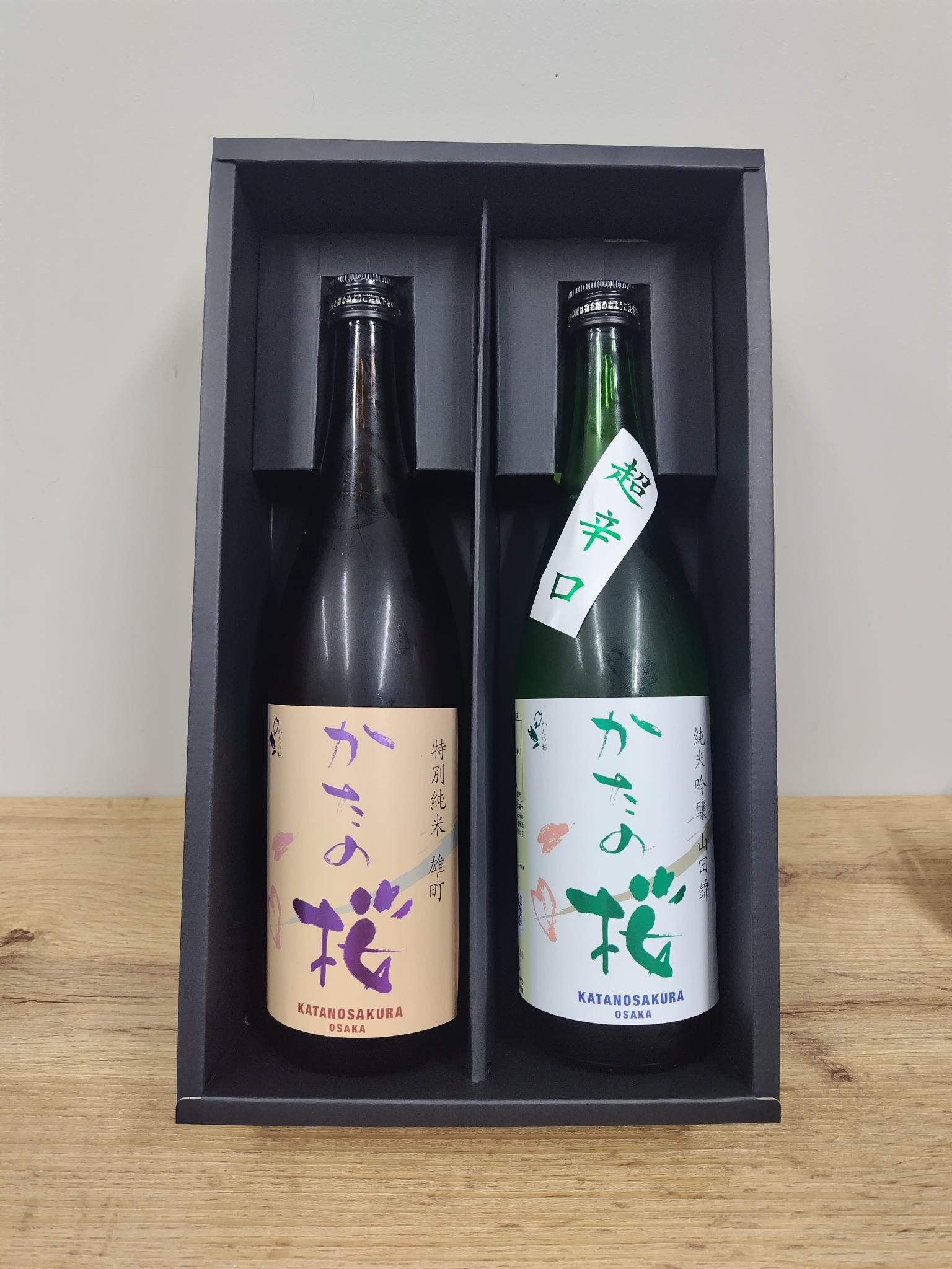 日本酒　かたの桜　大阪地酒　ギフトセット　720ml　　【大阪府　山野酒造】